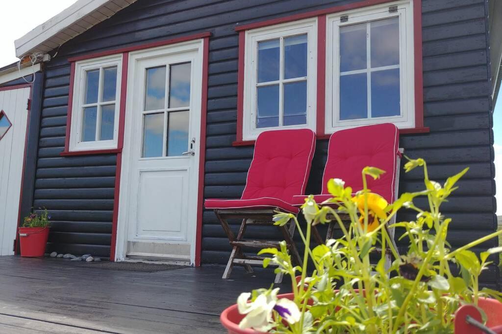 Cosy Cottage-Álfabakki-with hot tub Stori-Bakki Exterior foto