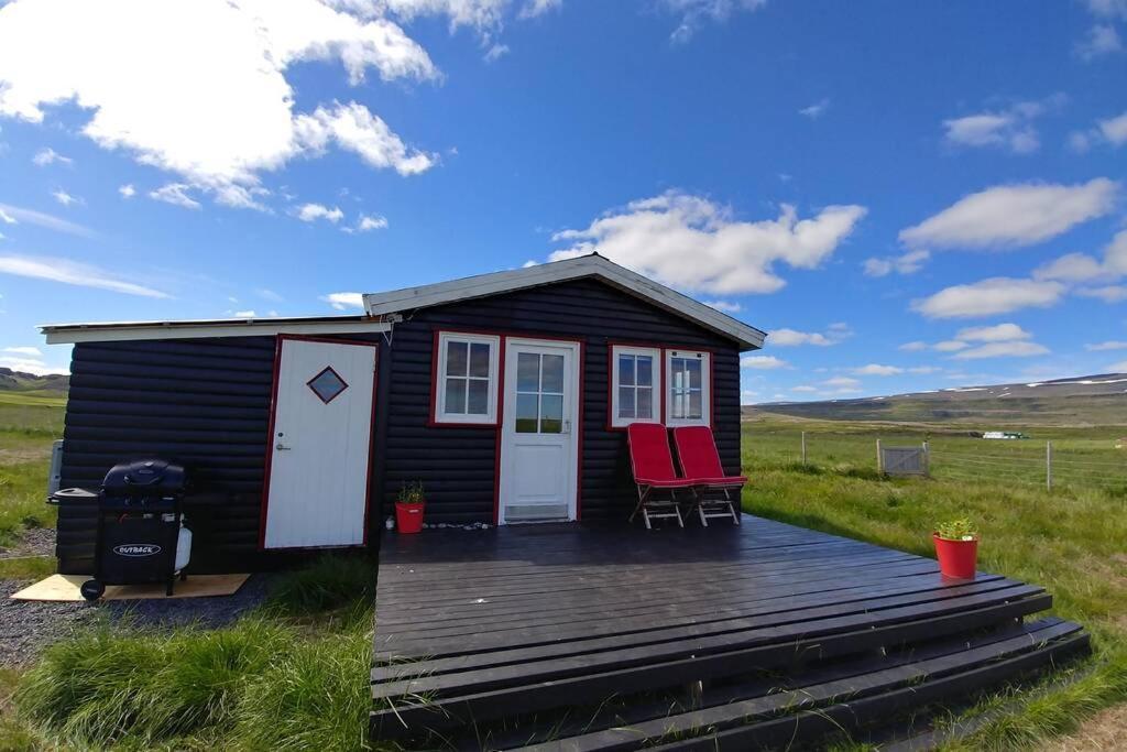 Cosy Cottage-Álfabakki-with hot tub Stori-Bakki Exterior foto